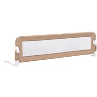 SHUMEE crib barrier, polyester, taupe, 150 × 42 cm - Child Restraint