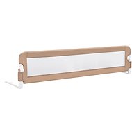 SHUMEE crib barrier, polyester, taupe, 180 × 42 cm - Child Restraint