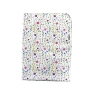 Breberky pad Violet daisies, light violet velour - Changing Pad
