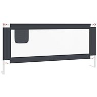 SHUMEE crib barrier, textile, dark grey, 200 × 25 cm - Child Restraint