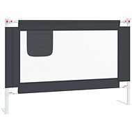 SHUMEE crib barrier, textile, dark grey, 100 × 25 cm - Child Restraint