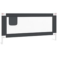 SHUMEE crib barrier, textile, dark grey, 190 × 25 cm - Child Restraint