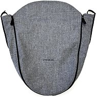 Pinkie footmuff grey melange with functional layer - Footmuff