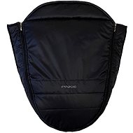Pinkie insulated plain black footstool - Footmuff