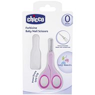 CHICCO Scissors with round tip pink - Nail Scissors