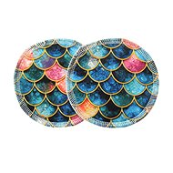 Breberky Bio Bra Inserts Glitter Scales - Breast Pads