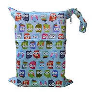 GaGa's Waterproof Bag Owls Blue - Nappy Bags