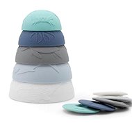 Jellystone Designs Silikonové stohovací kelímky oceán - Stacking Pyramid