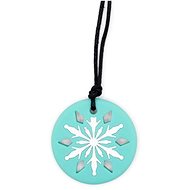 Jellystone Designs Uklidňující přívěsek Sněhová vločka tyrkysová - Necklace