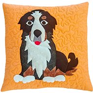 HANDY PETS Patchwork Bernese Mountain Dog orange 42 × 42 cm - Pillowcase