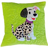 HANDY PETS Patchwork Dalmatian green 42 × 42 cm - Pillowcase