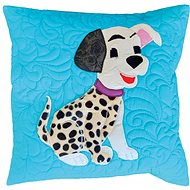 HANDY PETS Patchwork Dalmatian blue 42 × 42 cm - Pillowcase
