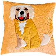 HANDY PETS Patchwork Retriever orange 42 × 42 cm - Pillowcase