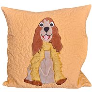 HANDY PETS Patchwork English Cocker Spaniel orange 42 × 42 cm - Pillowcase