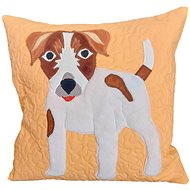 HANDY PETS Patchwork Jack Russell terrier orange 42 × 42 cm - Pillowcase