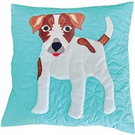 HANDY PETS Patchwork Jack Russell terrier mint 42 × 42 cm - Pillowcase