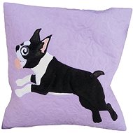 HANDY PETS Patchwork Boston Terrier 44 × 44 cm - Pillowcase
