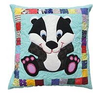 HANDY PETS Patchwork Badger Pepa 44 × 44 cm - Pillowcase