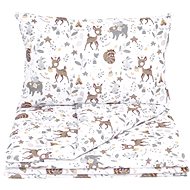 ELINELI Forest animals with teepee EN11134_120 - Bed Linen