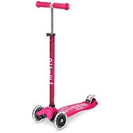 Micro Maxi Deluxe LED Pink - Children's Scooter