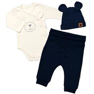 Baby Nellys Wrap body long. 68, garnet/cream - Clothes Set