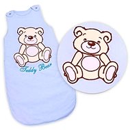 Baby Nellys Teddy Bear light blue, size 2 - Children's Sleeping Bag