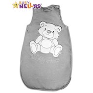Baby Nellys Teddy Bear grey, size 1 - Children's Sleeping Bag