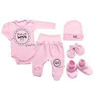 Baby Nellys 5D Made with love maternity kit, pink, size 62 - Baby Clothing Set