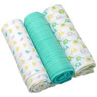BabyOno Muslin Nappies 3-pack - Peppermint - Cloth Nappies