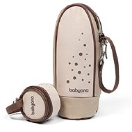 BabyOno thermoobal + teat cover for STYLE - beige - Baby Bottle Cover