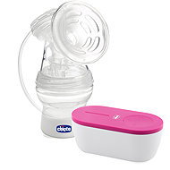 CHICCO Breast Milk Pump Electric Portable Travel Pink USB - Breast Pump