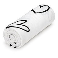 T-TOMI Velká bavlněná TETRA osuška Hearts - Children's Bath Towel