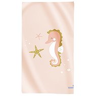 Saro Baby Microfiber towel 90 × 160 cm Seahorse - Children's Bath Towel