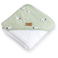 bonjourbébé Children's cotton hooded towel 100 × 100 cm, Funny Farm II. - Children's Bath Towel