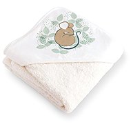 bonjourbébé Baby cotton hooded towel 100 × 100 cm, Spring Cottage I. - Children's Bath Towel