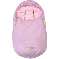 Pinkie fusak shine gold pink 0-12 months - Stroller Footmuff