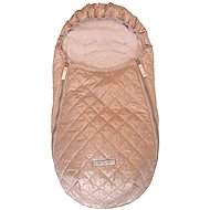 Pinkie fusak soft pink dots-weaker - Stroller Footmuff