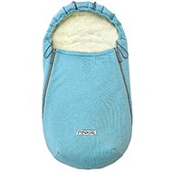 Pinkie fusak light blue soft-weaker - Stroller Footmuff