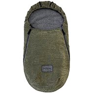 Pinkie fusak fur teddy green-weaker - Stroller Footmuff