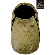 Pinkie winter down jacket superfine vee olive 0-12 months - Stroller Footmuff