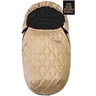 Pinkie winter down jacket superfine vee sand - Stroller Footmuff