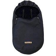 Pinkie fusak small black comb 0-12 months - Stroller Footmuff