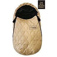 Pinkie winter down jacket superfine vee sand 0-12months - Stroller Footmuff
