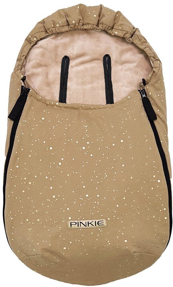 Pinkie fusak shine gold camel 0-12 months - Stroller Footmuff
