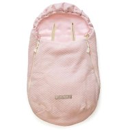 Pinkie fusak diamond light pink bio 0-12 months - Stroller Footmuff