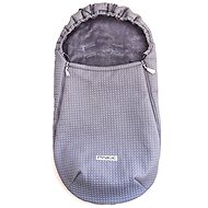 Pinkie fusak small grey comb-weaker longitudinal holes - Stroller Footmuff
