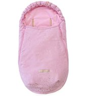 Pinkie fusak shine gold pink-lightweight longitudinal holes - Stroller Footmuff