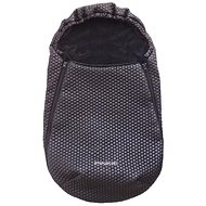 Pinkie fusak black comb 0-12 months - Stroller Footmuff