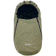 Pinkie fusak knitted softshell army-weaker - Stroller Footmuff