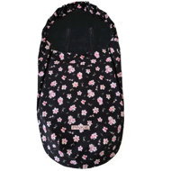Pinkie fusak bugee softshell rose-weaker longitudinal holes - Stroller Footmuff